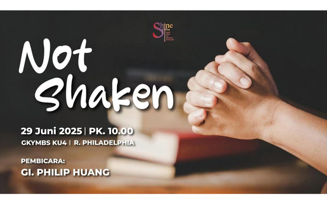 Khotbah Kebaktian Umum 4 – 29 Juni 2025