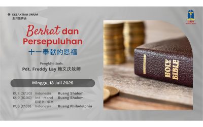 Khotbah Kebaktian Umum 2 – 13 Juli 2025