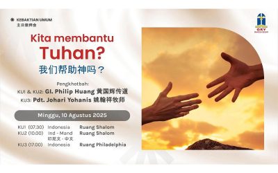 Khotbah Kebaktian Umum 2 – 10 Agustus 2025