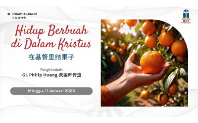 Khotbah Kebaktian Umum 2 – 11 Januari 2026