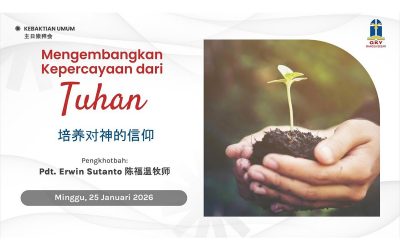Khotbah Kebaktian Umum 2 – 25 Januari 2026