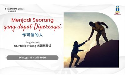 Khotbah Kebaktian Umum 2 – 12 April 2026