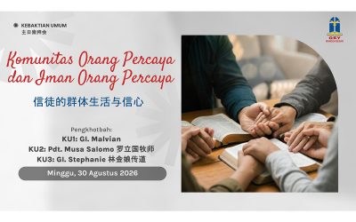 Khotbah Kebaktian Umum 2 – 30 Agustus 2026